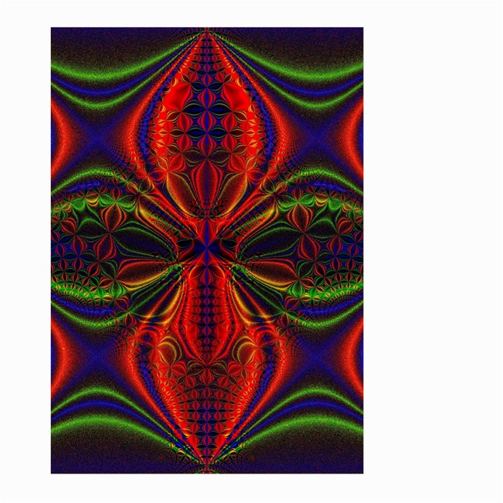 Abstract Art Fractal Large Garden Flag (Two Sides)