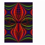 Abstract Art Fractal Large Garden Flag (Two Sides) Back