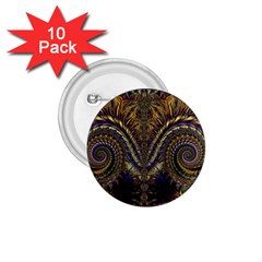 Abstract Fractal Pattern Artwork 1 75  Buttons (10 Pack)