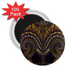 Abstract Fractal Pattern Artwork 2 25  Magnets (100 Pack) 