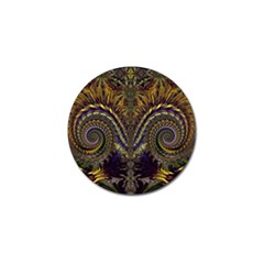 Abstract Fractal Pattern Artwork Golf Ball Marker