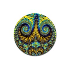 Abstract Art Fractal Creative Magnet 3  (round)