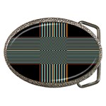 Cross Abstract Belt Buckles Front