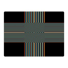 Cross Abstract Double Sided Flano Blanket (mini) 