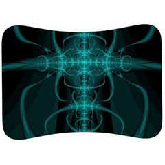 Abstract Art Design Digital Velour Seat Head Rest Cushion by Pakrebo