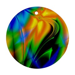 Color Concept Design Colorful Color Ornament (round)