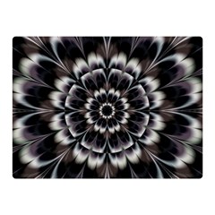 Abstract Digital Art Artwork Black White Double Sided Flano Blanket (mini) 
