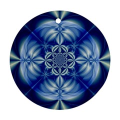 Abstract Art Artwork Fractal Design Ornament (round)