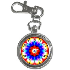 Abstract Digital Art Artwork Colorful Key Chain Watches by Pakrebo