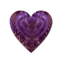 Abstract Art Artwork Fractal Design Heart Magnet