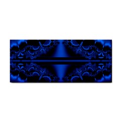 Art Fractal Artwork Creative Blue Black Hand Towel by Pakrebo