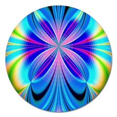 Abstract Art Design Digital Art Magnet 5  (round) by Pakrebo