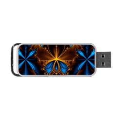 Abstract Art Fractal Artwork Portable Usb Flash (one Side) by Pakrebo