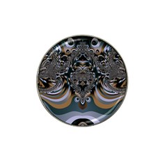 Fractal Art Artwork Design Hat Clip Ball Marker (4 Pack)