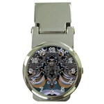 Fractal Art Artwork Design Money Clip Watches Front