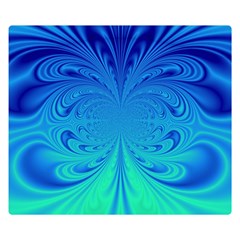 Digital Arts Fractals Futuristic Blue Magenta Double Sided Flano Blanket (small)  by Pakrebo