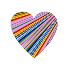 Background Colors Colorful Design Heart Magnet