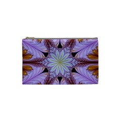 Abstract Flower Artwork Art Cosmetic Bag (small)