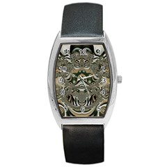 Fractal Art Artwork Design Barrel Style Metal Watch by Pakrebo