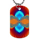 Artwork Digital Art Fractal Colors Dog Tag (Two Sides) Back