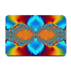 Artwork Digital Art Fractal Colors Small Doormat 