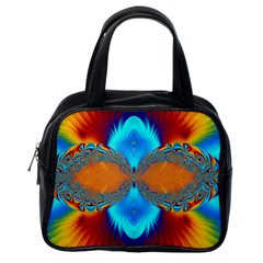 Artwork Digital Art Fractal Colors Classic Handbag (one Side) by Pakrebo