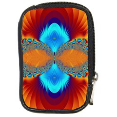 Artwork Digital Art Fractal Colors Compact Camera Leather Case