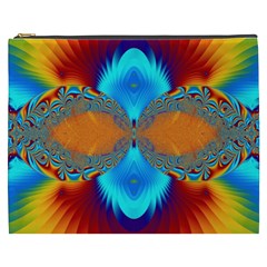 Artwork Digital Art Fractal Colors Cosmetic Bag (XXXL)