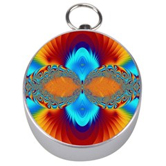 Artwork Digital Art Fractal Colors Silver Compasses