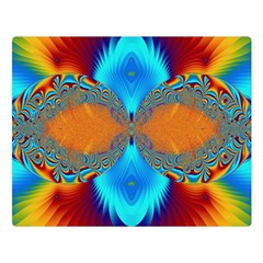 Artwork Digital Art Fractal Colors Double Sided Flano Blanket (Large) 