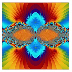 Artwork Digital Art Fractal Colors Large Satin Scarf (Square)