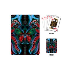 Abstract Art Fractal Artwork Playing Cards Single Design (mini) by Pakrebo