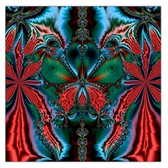 Abstract Art Fractal Artwork Large Satin Scarf (square) by Pakrebo