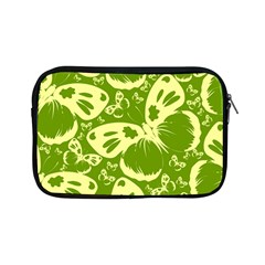 Butterflies Pattern Background Green Decoration Repeating Style Sketch Apple Ipad Mini Zipper Cases by fashionpod