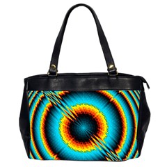 Art Artwork Fractal Digital Art Geometric Oversize Office Handbag (2 Sides)