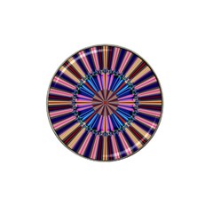 Artwork Fractal Geometrical Design Hat Clip Ball Marker (4 Pack)