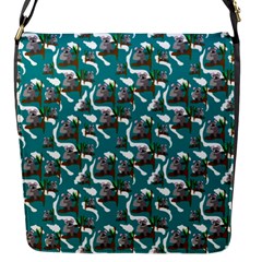 Koala Bears Pattern Flap Closure Messenger Bag (s) by bloomingvinedesign