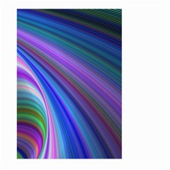 Background Abstract Curves Large Garden Flag (two Sides) by Bajindul