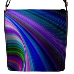 Background Abstract Curves Flap Closure Messenger Bag (s) by Bajindul