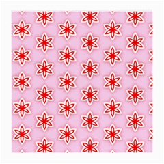 Texture Star Backgrounds Pink Medium Glasses Cloth (2 Sides) by HermanTelo