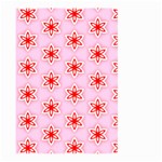 Texture Star Backgrounds Pink Large Garden Flag (Two Sides) Back