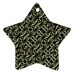 Modern Abstract Camouflage Patttern Ornament (Star)