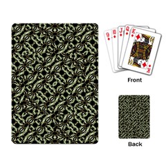 Modern Abstract Camouflage Patttern Playing Cards Single Design (Rectangle)