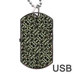 Modern Abstract Camouflage Patttern Dog Tag Usb Flash (one Side)