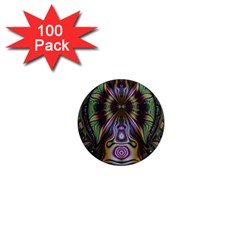 Digital Art Fractal Artwork 1  Mini Magnets (100 Pack) 