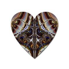 Abstract Art Artwork Fractal Design Heart Magnet