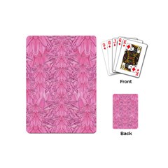 Flowers Decorative Ornate Color Playing Cards Single Design (mini) by pepitasart