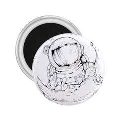 Astronaut Moon Space Astronomy 2.25  Magnets