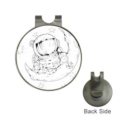 Astronaut Moon Space Astronomy Hat Clips with Golf Markers