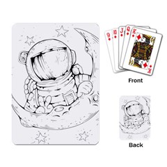 Astronaut Moon Space Astronomy Playing Cards Single Design (Rectangle)